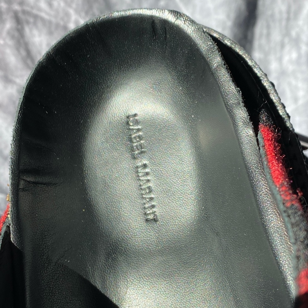 Isabel Marant Buffalo Check Slides - Never Worn N… - image 5